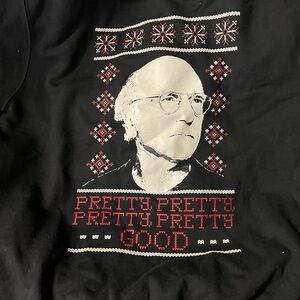 Champion Black Graphic Crewneck Sweater